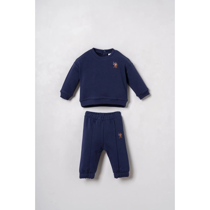 US.S.POLO ASSN. ERKEK BEBEK 2Lİ TAKIM - LACİVERT