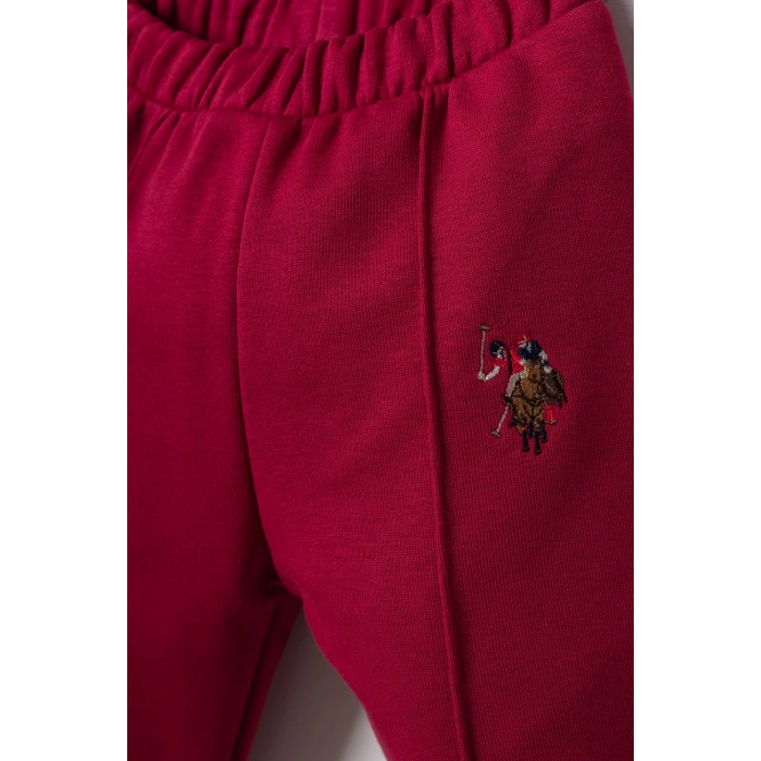 US.S.POLO ASSN. ERKEK BEBEK 2Lİ TAKIM - BORDO