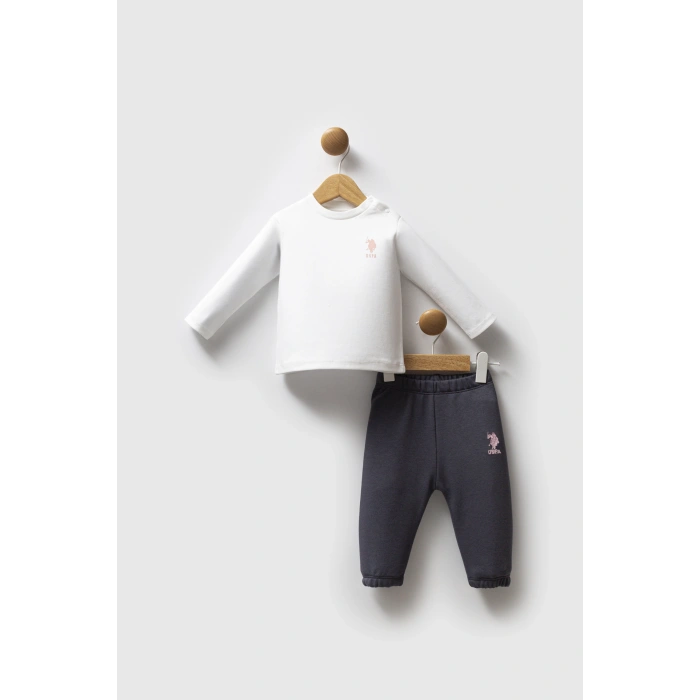 US.POLO ASSN KIZ BEBEK 3LÜ TAKIM - AÇIK SOMON