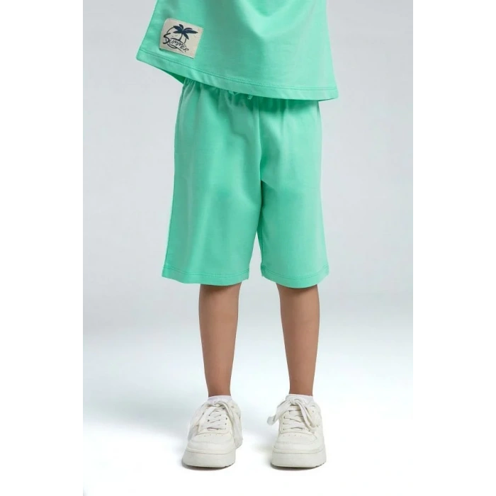 ANNE KIZ BERMUDA TAKIM - BAMBU