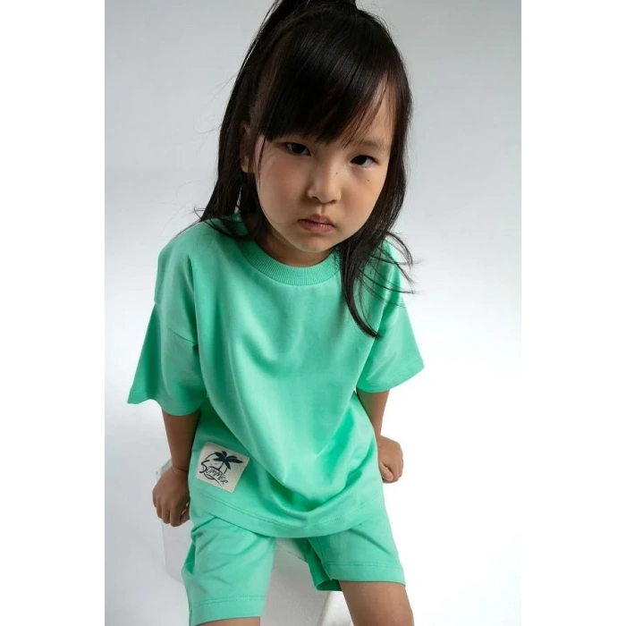 ANNE KIZ BERMUDA TAKIM - BAMBU