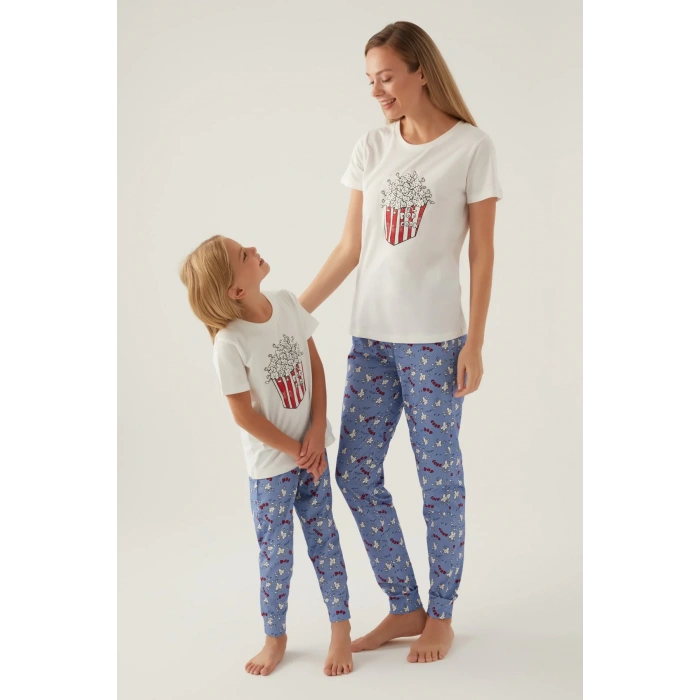 ANNE-KIZ İKİLİ TAKIM - KREM