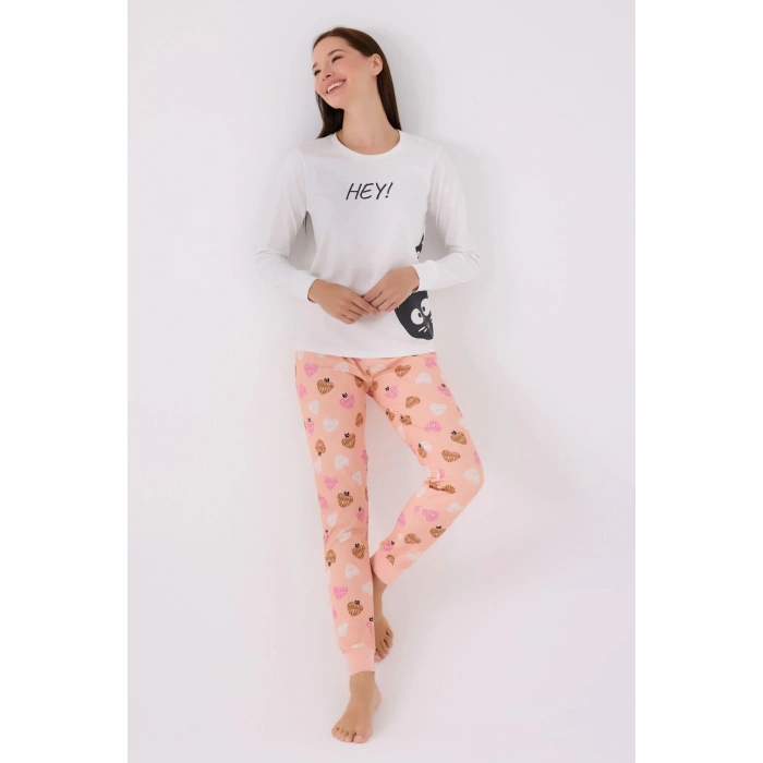 ANNE KIZ İKİLİ TAKIM - KREM