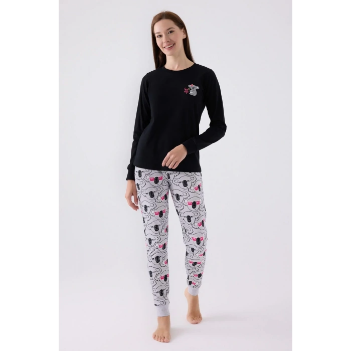 ANNE KIZ İKİLİ TAKIM - SİYAH