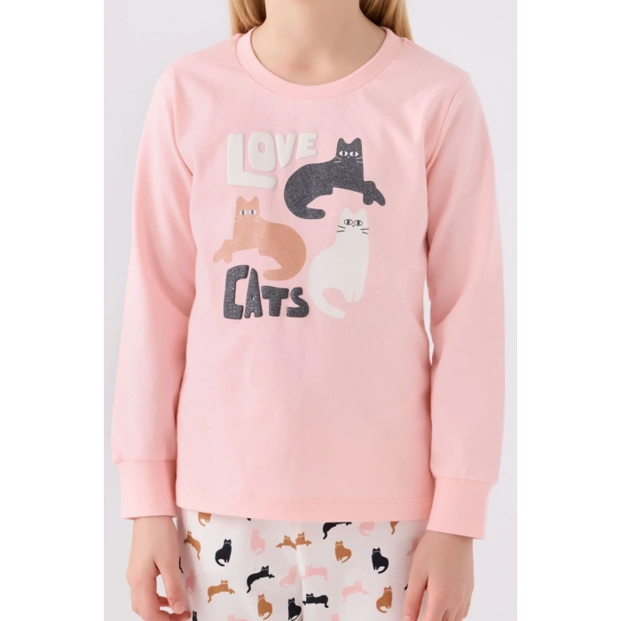 ARNETTA ANNE KIZ İKİLİ TAKIM - AÇIK PEMBE