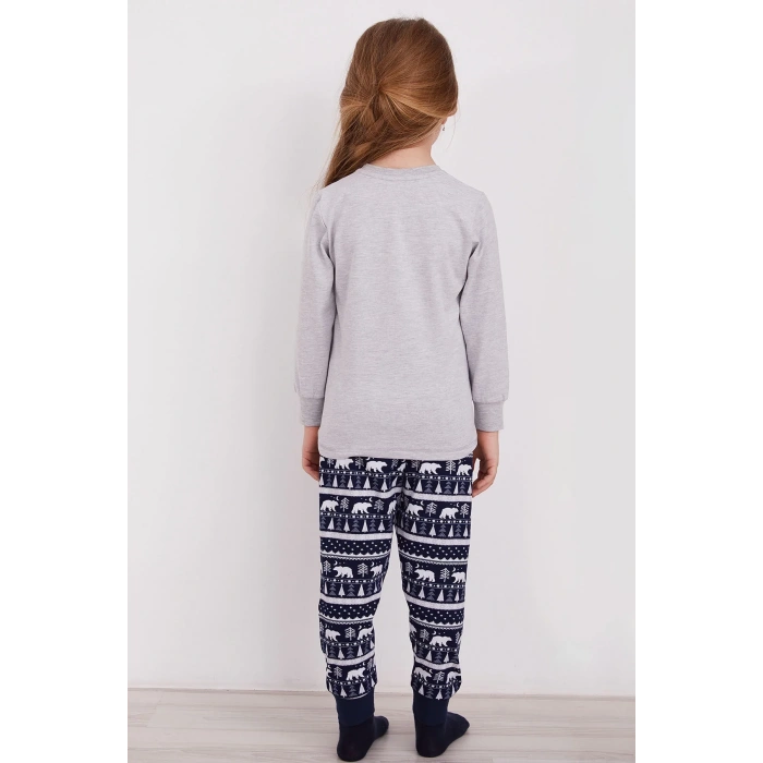 ARNETTA ANNE KIZ İKİLİ TAKIM - GRİ MELANJ