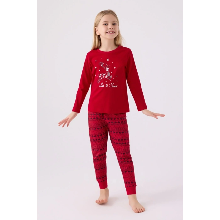 ARNETTA ANNE KIZ İKİLİ TAKIM - KIRMIZI