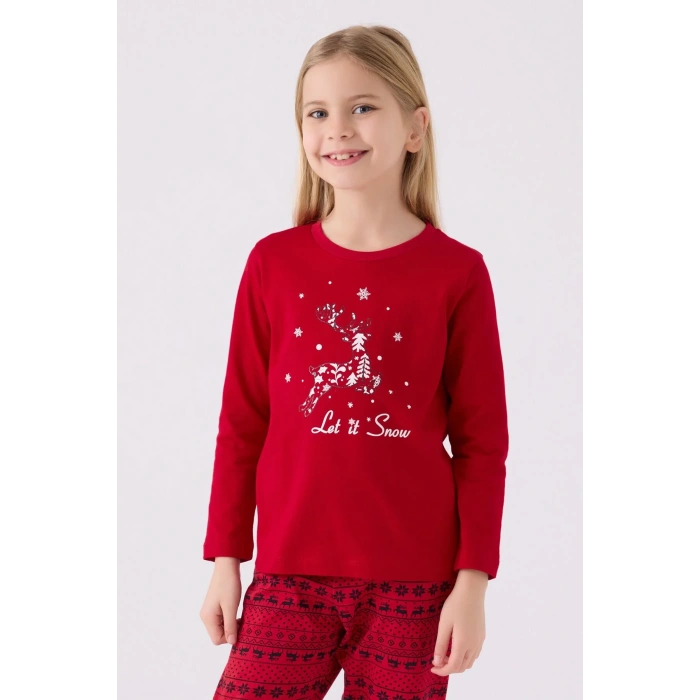 ARNETTA ANNE KIZ İKİLİ TAKIM - KIRMIZI