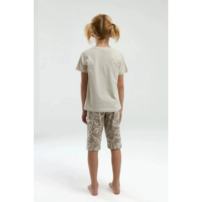 ARNETTA ANNE/KIZ KAPRİ TAKIM - BEJ