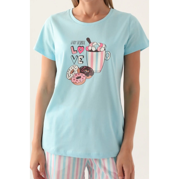 ARNETTA ANNE KIZ ŞORT TAKIM - AÇIK MAVİ