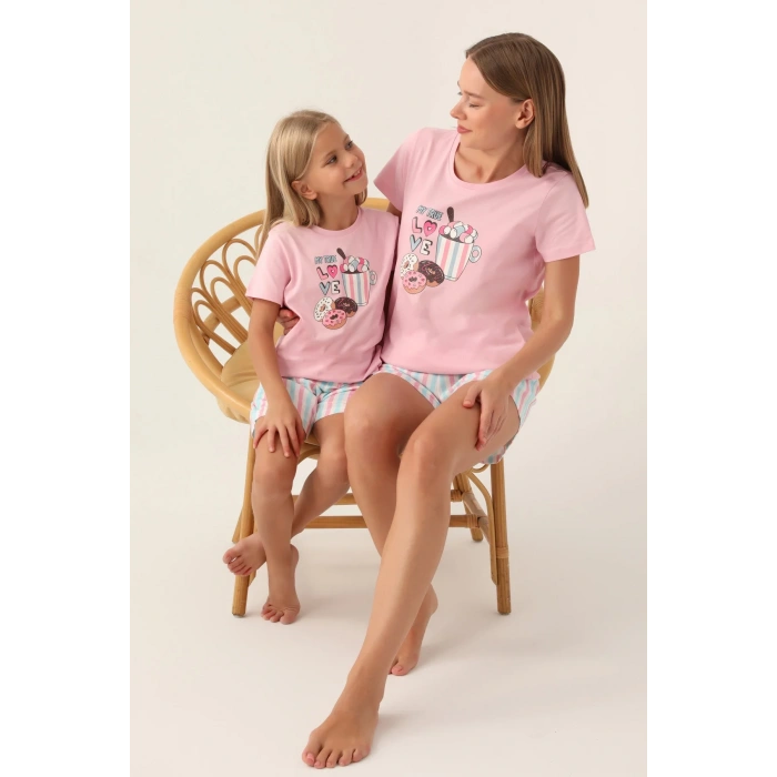 ARNETTA ANNE KIZ ŞORT TAKIM - AÇIK MAVİ