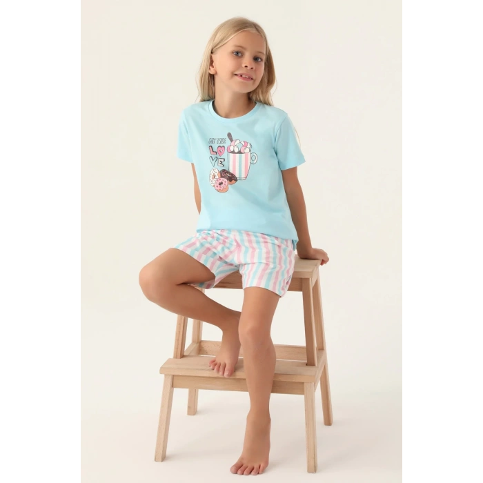 ARNETTA ANNE KIZ ŞORT TAKIM - AÇIK MAVİ