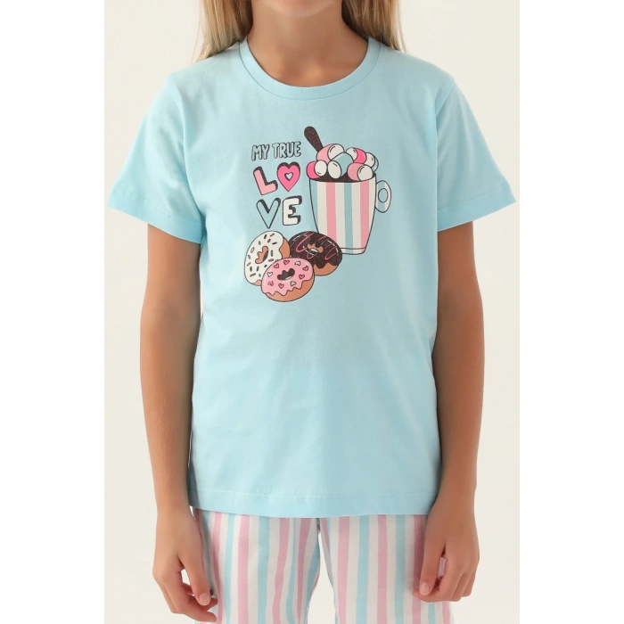 ARNETTA ANNE KIZ ŞORT TAKIM - AÇIK MAVİ