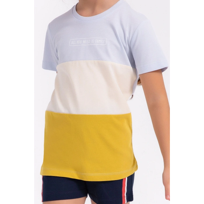 ARNETTA ANNE-KIZ ŞORT TAKIMI - GÖKYÜZÜ