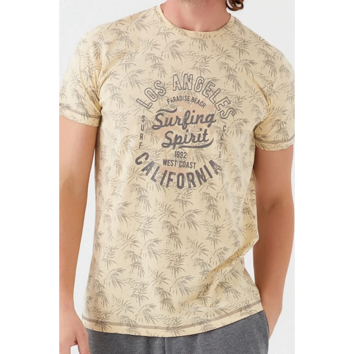 ARNETTA BABA OĞUL BERMUDA TAKIM - KOYU BEJ