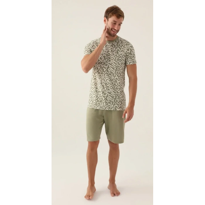 ARNETTA BABA OĞUL BERMUDA TAKIM - KREM