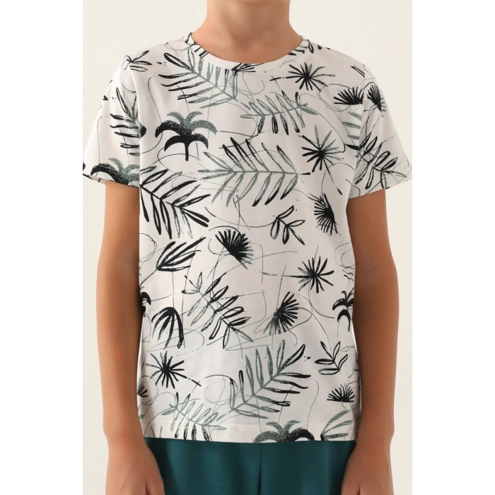 ARNETTA BABA OĞUL BERMUDA TAKIM - KREM