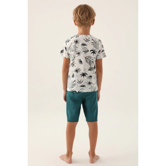 ARNETTA BABA OĞUL BERMUDA TAKIM - KREM