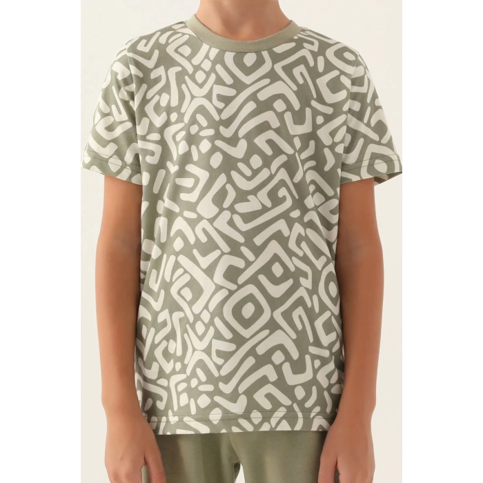 ARNETTA BABA OĞUL BERMUDA TAKIM - KREM