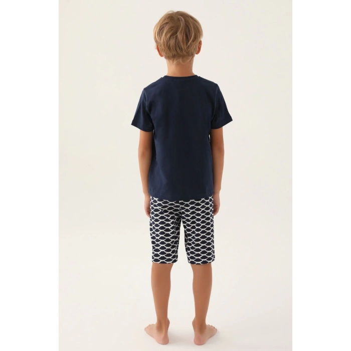 ARNETTA BABA OĞUL BERMUDA TAKIM - LACİVERT