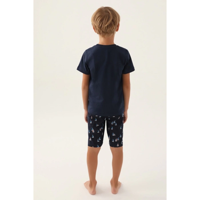 ARNETTA BABA OĞUL BERMUDA TAKIM - LACİVERT