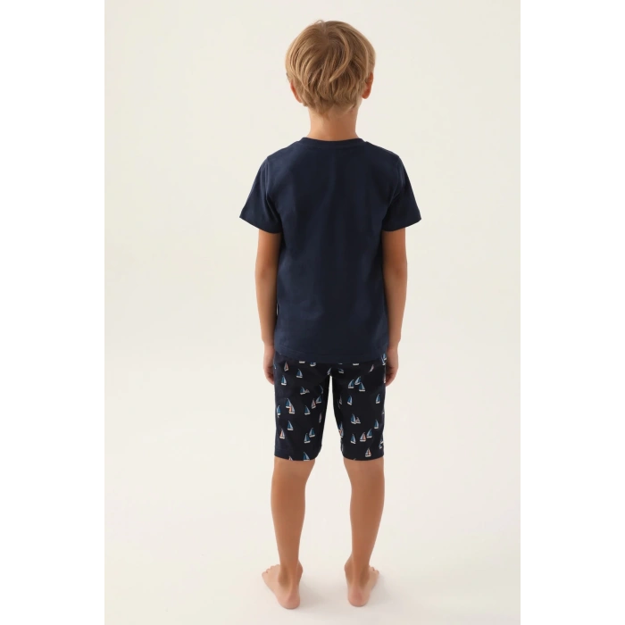 ARNETTA BABA OĞUL BERMUDA TAKIM - LACİVERT