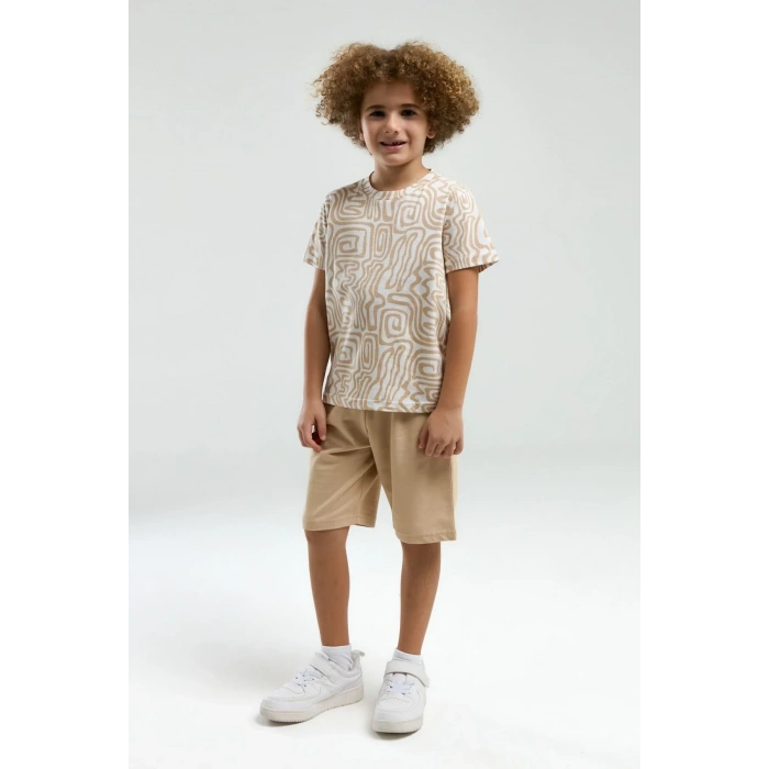 ARNETTA BABA/OĞUL İKİLİ TAKIM - BEJ