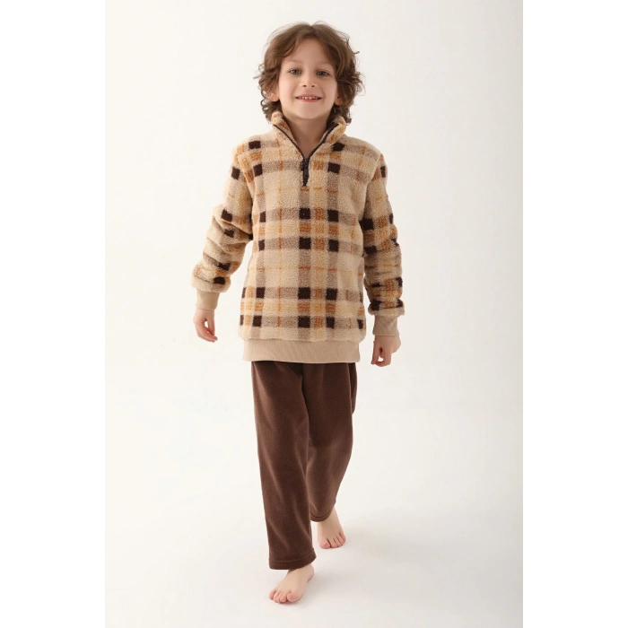 ARNETTA BABA OĞUL İKİLİ TAKIM - KOYU BEJ