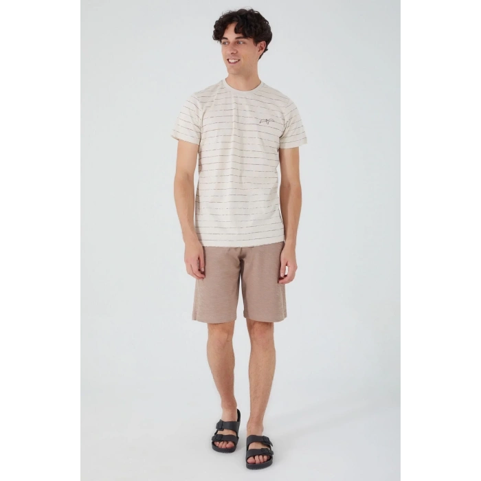 ARNETTA ERKEK BERMUDA TAKIM - BEJ