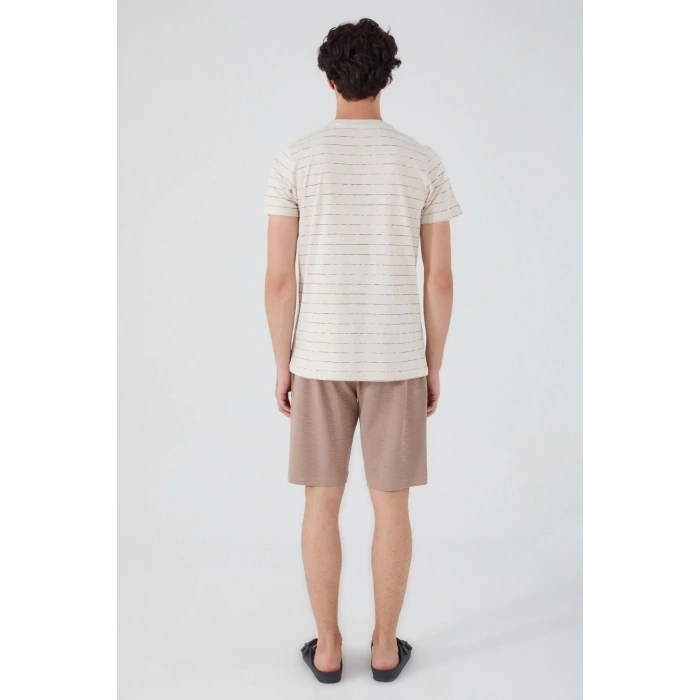 ARNETTA ERKEK BERMUDA TAKIM - BEJ