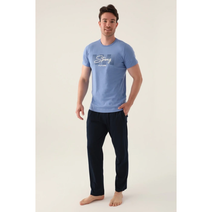 ARNETTA ERKEK İKİLİ TAKIM - AÇIK İNDİGO