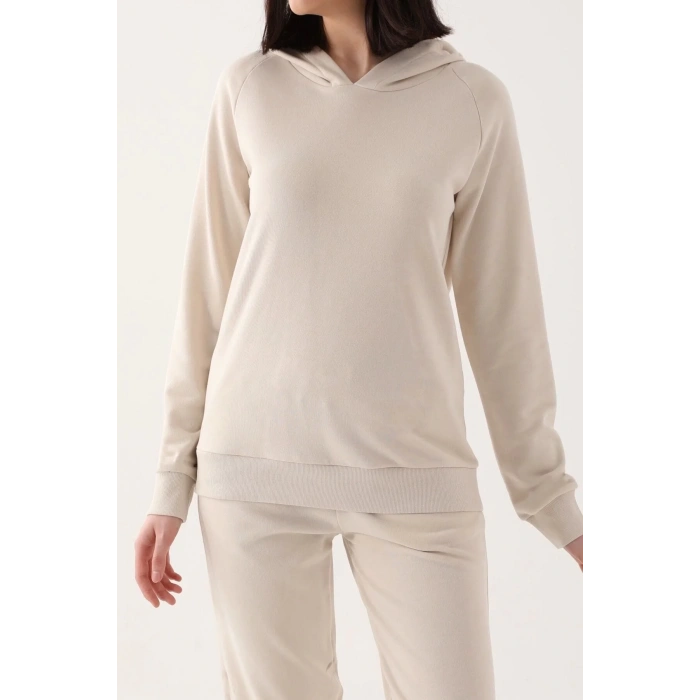 ARNETTA KADIN EŞOFMAN TAKIM - BEJ