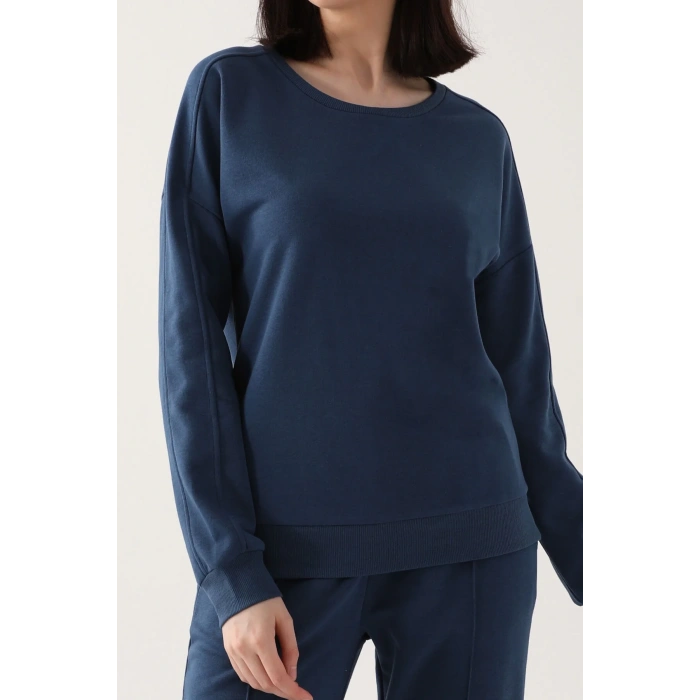 ARNETTA KADIN EŞOFMAN TAKIM - KOYU İNDİGO