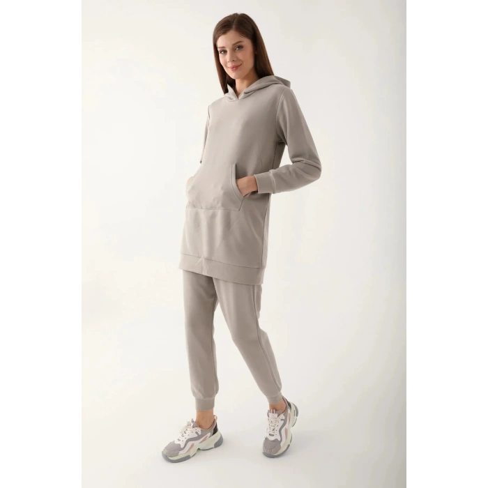 ARNETTA KADIN EŞOFMAN TAKIMI - GRİ