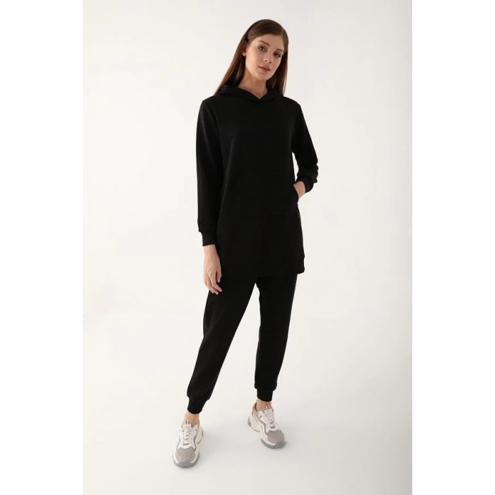 ARNETTA KADIN EŞOFMAN TAKIMI - SİYAH