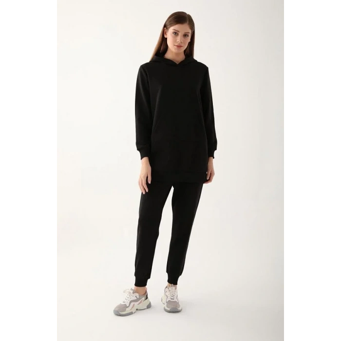 ARNETTA KADIN EŞOFMAN TAKIMI - SİYAH