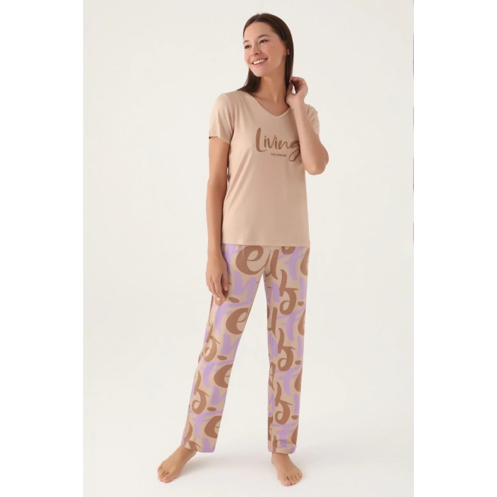 ARNETTA KADIN İKİLİ TAKIM - AÇIK KAHVE