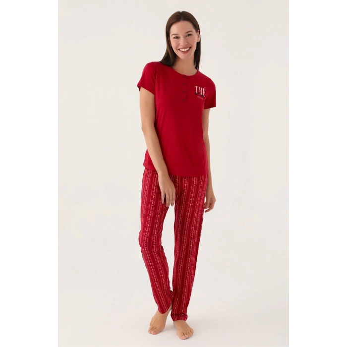 ARNETTA KADIN İKİLİ TAKIM - BORDO