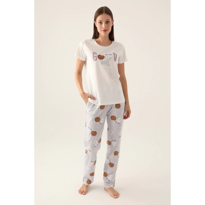 ARNETTA KADIN İKİLİ TAKIM - KREM