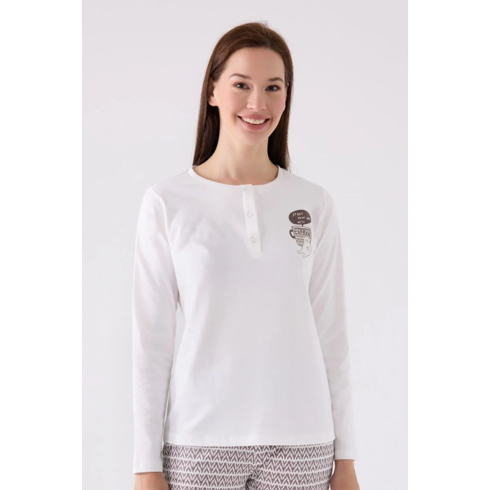 ARNETTA KADIN İKİLİ TAKIM - KREM