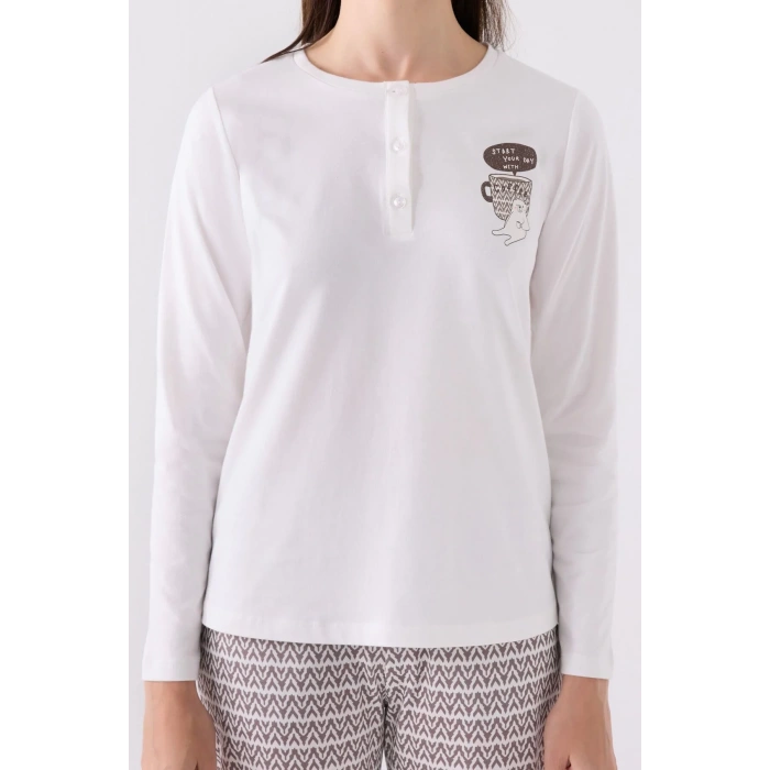 ARNETTA KADIN İKİLİ TAKIM - KREM