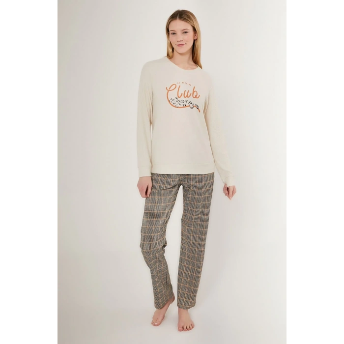 ARNETTA KADIN İKİLİ TAKIM - KREM RENGİ