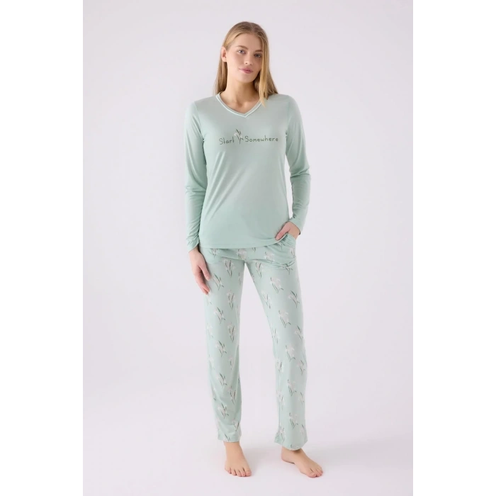 ARNETTA KADIN İKİLİ TAKIM - NİL YEŞİLİ