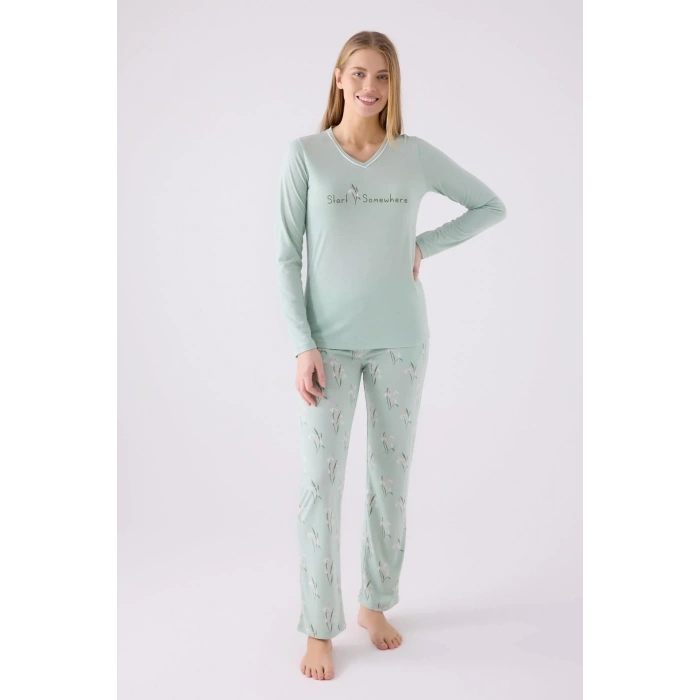 ARNETTA KADIN İKİLİ TAKIM - NİL YEŞİLİ