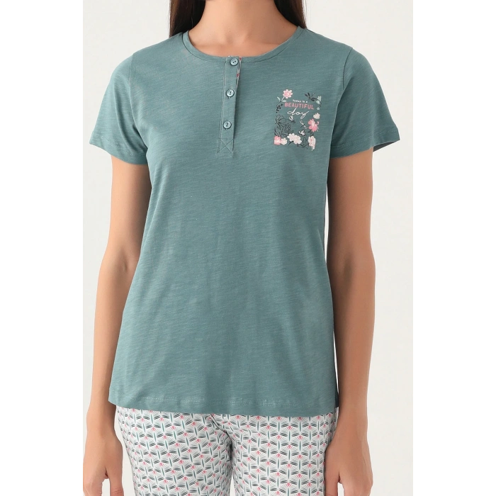 ARNETTA KADIN İKİLİ TAKIM - PASTEL YEŞİL