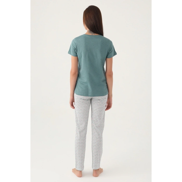 ARNETTA KADIN İKİLİ TAKIM - PASTEL YEŞİL