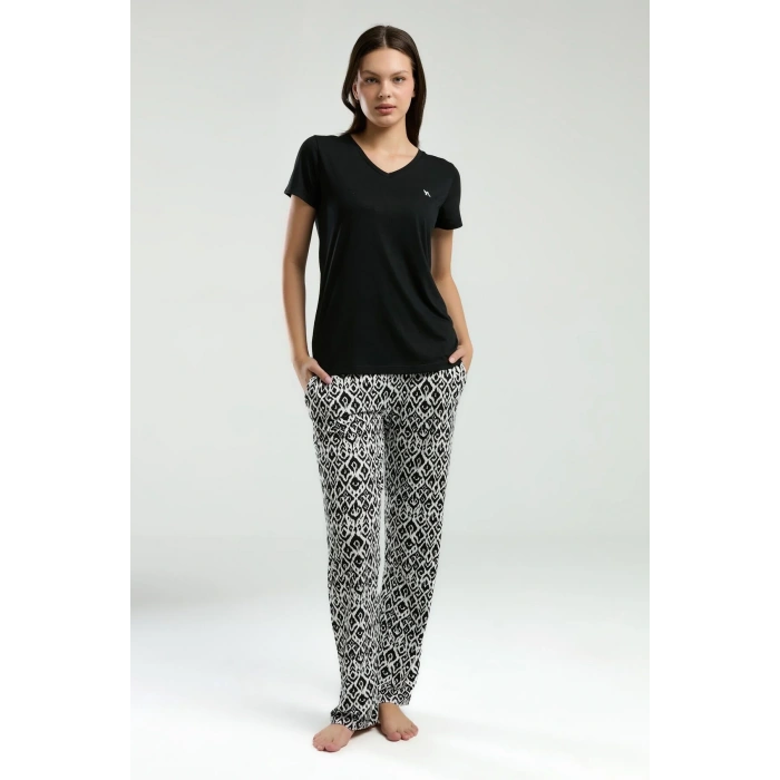 ARNETTA KADIN İKİLİ TAKIM - siyah