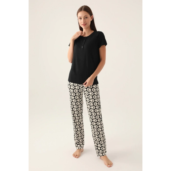 ARNETTA KADIN İKİLİ TAKIM - SİYAH