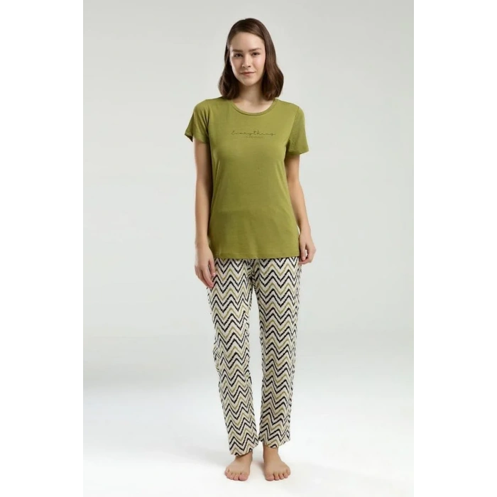 ARNETTA KADIN İKİLİ TAKIM - YAĞ YEŞİLİ