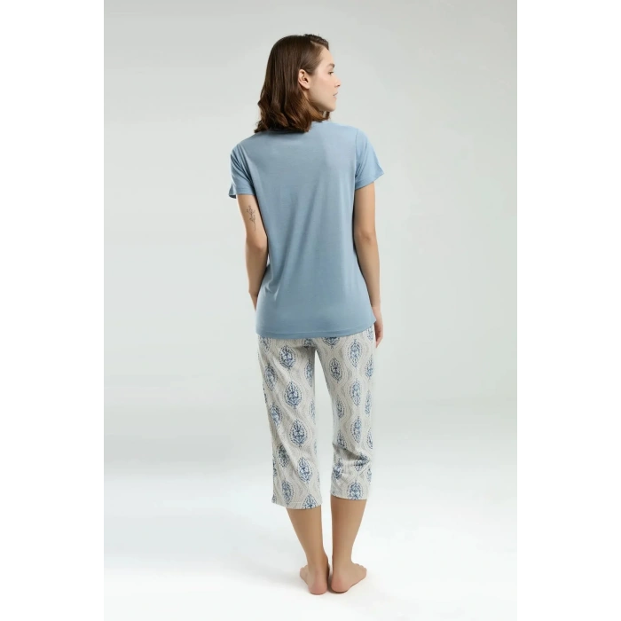 ARNETTA KADIN KAPRİ TAKIM - DUMAN